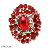 107776, RHINESTONE EVENING BROOCH PIN
