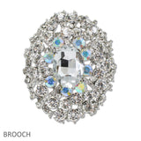 107776, RHINESTONE EVENING BROOCH PIN