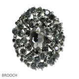 107776, RHINESTONE EVENING BROOCH PIN