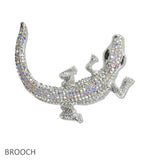 107668, ALLIGATOR CROCODILE BROOCH PIN