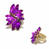 107231, MARQUISE ACCENT RHINESTONE STRETCH RING