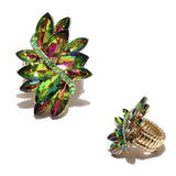 107231, MARQUISE ACCENT RHINESTONE STRETCH RING