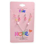107259, KIDS DOLL ANGEL CHARM BEADED NECKLACE