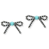 108059, WESTERN BOW NAVAJO BEADED STUD EARRING