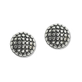 107543, WESTERN ROUND TEXTURED STUD EARRING