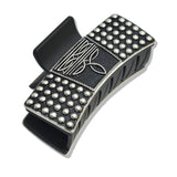 107559, WESTERN BOOT STITCH SYMBOL RECTANGULAR GRANDER HAIR CLAW
