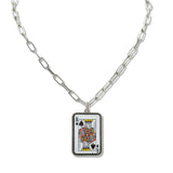 108132, KING OF SPADES PENDANT NECKLACE