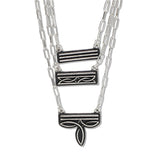 107861, WESTERN THEMED SYMBOL 3 PIECE NECKLACE SET