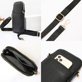 94698, FAUX LEATHER MINI CROSSBODY BAG