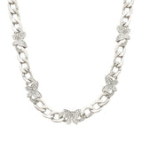 107349, PAVE BUTTERFLY WITH CHAIN NECKLACE