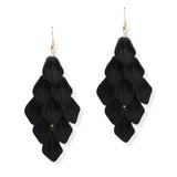 107287, FLOWER PETAL DANGLE EARRING