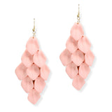 107287, FLOWER PETAL DANGLE EARRING
