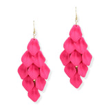 107287, FLOWER PETAL DANGLE EARRING