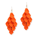 107287, FLOWER PETAL DANGLE EARRING