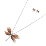 108691, 30" DRAGONFLY PENDANT LONG NECKLACE