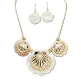 108372, SEASHELL CELLULOID ACETATE NECKLACE
