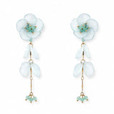 Acrylic Flower Drop Earrings